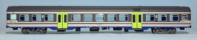 Vitrains 3291 Trenitalia Lackierung DTR grau blaue/orange Streifen, 2. Kl. BELEUCHTET