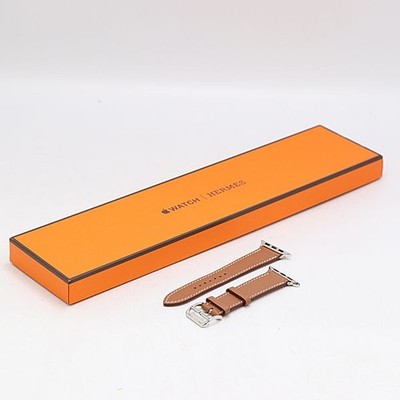 Hermes Apple Watch Band 31mm 1.2in Beige Leather Men Women Unisex New