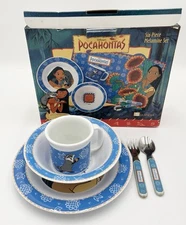 Selandia 90s Disney Pocahontas Melamine 5pc Set HTF Rare