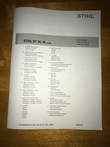 HT 70, 75 HT70 HT75 Stihl Pole Saw 