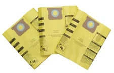3 Replacement Bags  for Shop-Vac 10-14-Gallon High Efficiency 90672 I 9067200