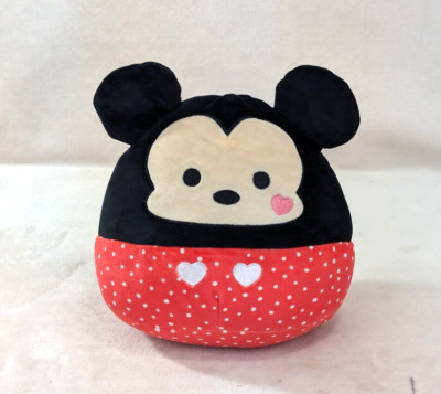 Squishmallow DISNEY Valentine MICKEY MOUSE w/ Heart Bottom - 8in