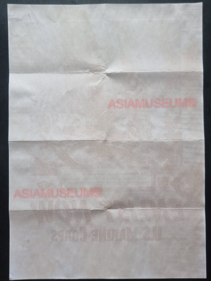 1942 WW2 AMERICA ENLIST NOW MARINE CORPS NAVY PACIFIC WAR PROPAGANDA ...