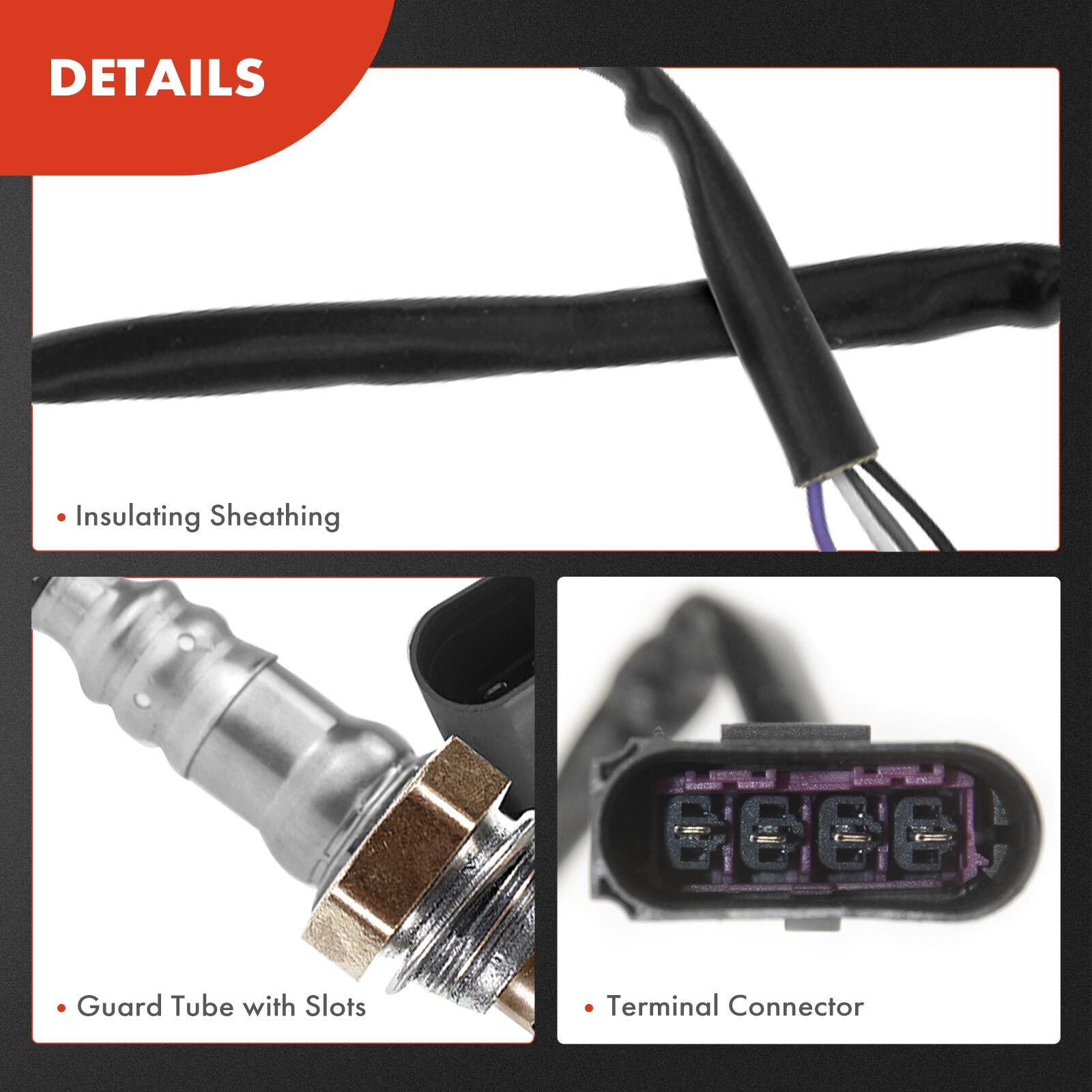 4Pcs O2 Oxygen Sensor for Bentley Arnage 2003-2004 V8 6.8L Upstream & Downstream