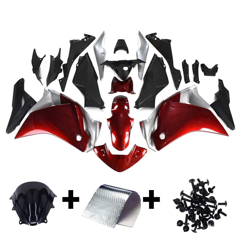Red Black Fairing Kit for 2011-2014 Honda CBR250R 11 12 13 14 Injection Bodywork