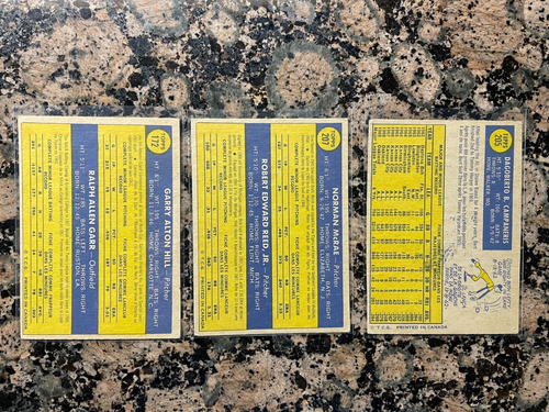 1970 O-PEE-CHEE BASEBALL LOT OF #9 REGGIE JACKSON,ROBINSON,WEAVER,JENKINS - Picture 4 of 4