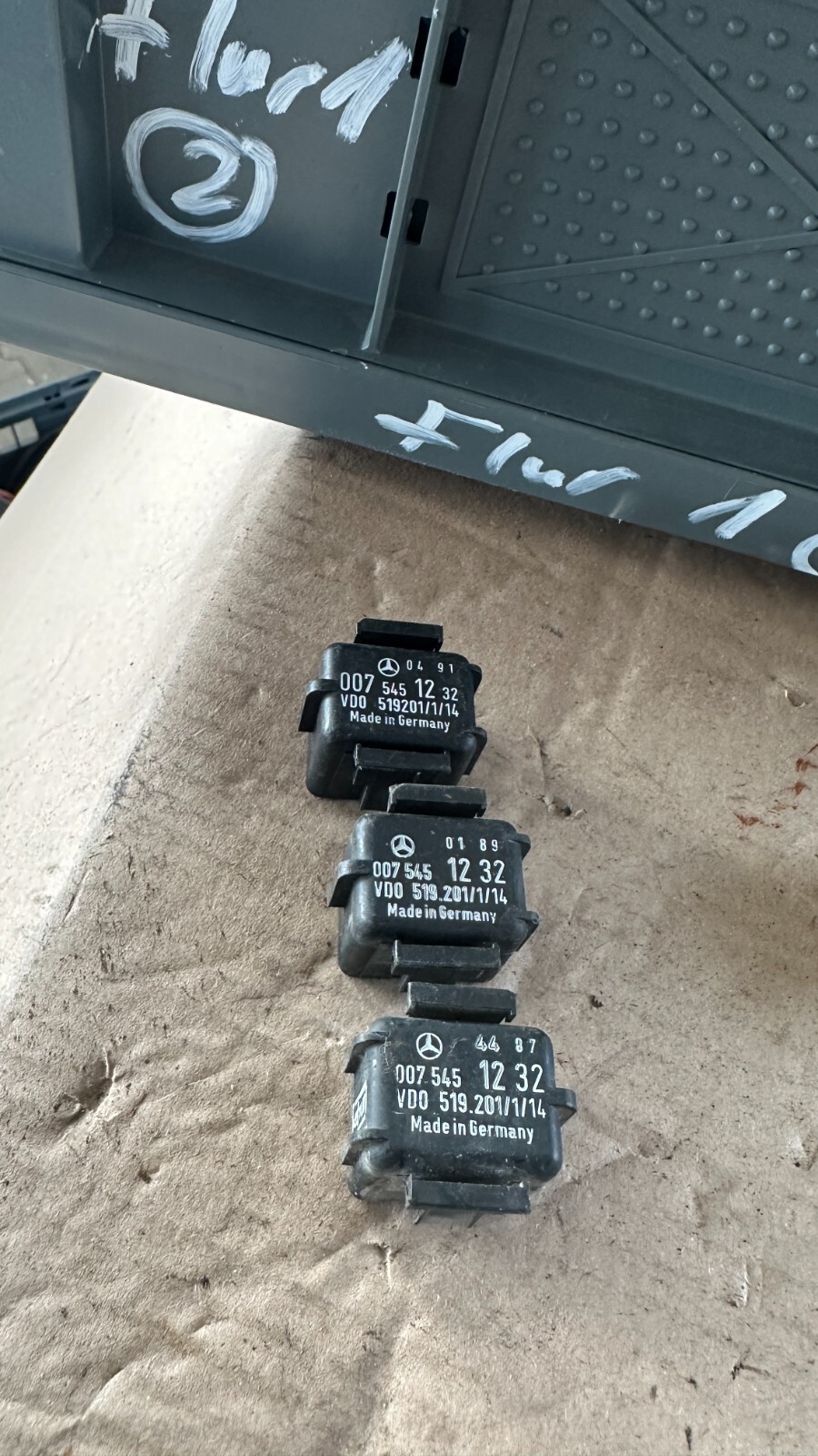 ORIGINAL Mercedes W638 V230 Codierteil Steuergerät Tempomat A0075451232
