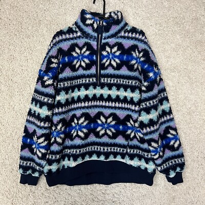 Hometown Clothing Sherpa Pullover Aerie Hometown Holiday Oversized