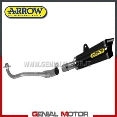 Komplett Auspuff Katalysiert Arrow Xkone Stahl Schwarz Honda Msx 125 2020 20