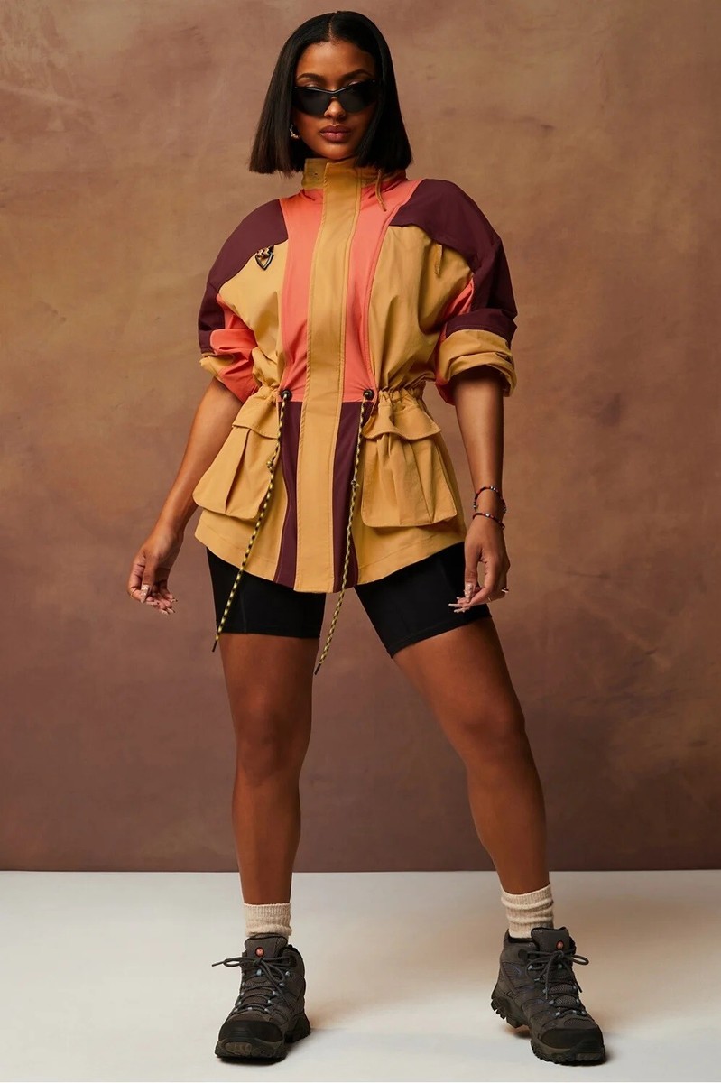 RARE FABLETICS KHLOE EDIT DESIGNER HEIGHTS CARGO JACKET NWT
