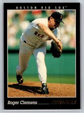 💎1993 Pinnacle Baseball #25 Roger Clemens - Boston Red Sox💎