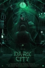 Ann Bembi Dark City Screen Print! 24x36 Rare OOP