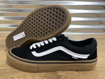 vans pro skate black gum