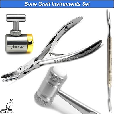 Dental Bone Graft Instruments Set Bone Crusher Mill Mallet Bone Rongeur ...