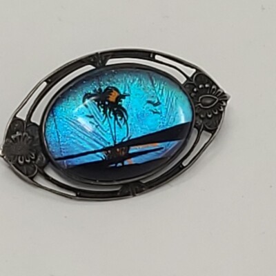 VTG Hoffman Sterling Silver Butterfly Wing Brooch