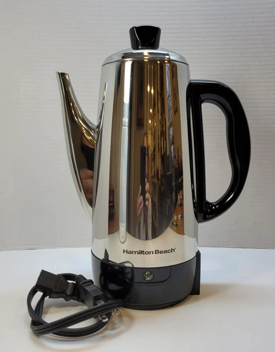 Hamilton Beach 12 Cup Stainless Steel Electric Percolator, Model