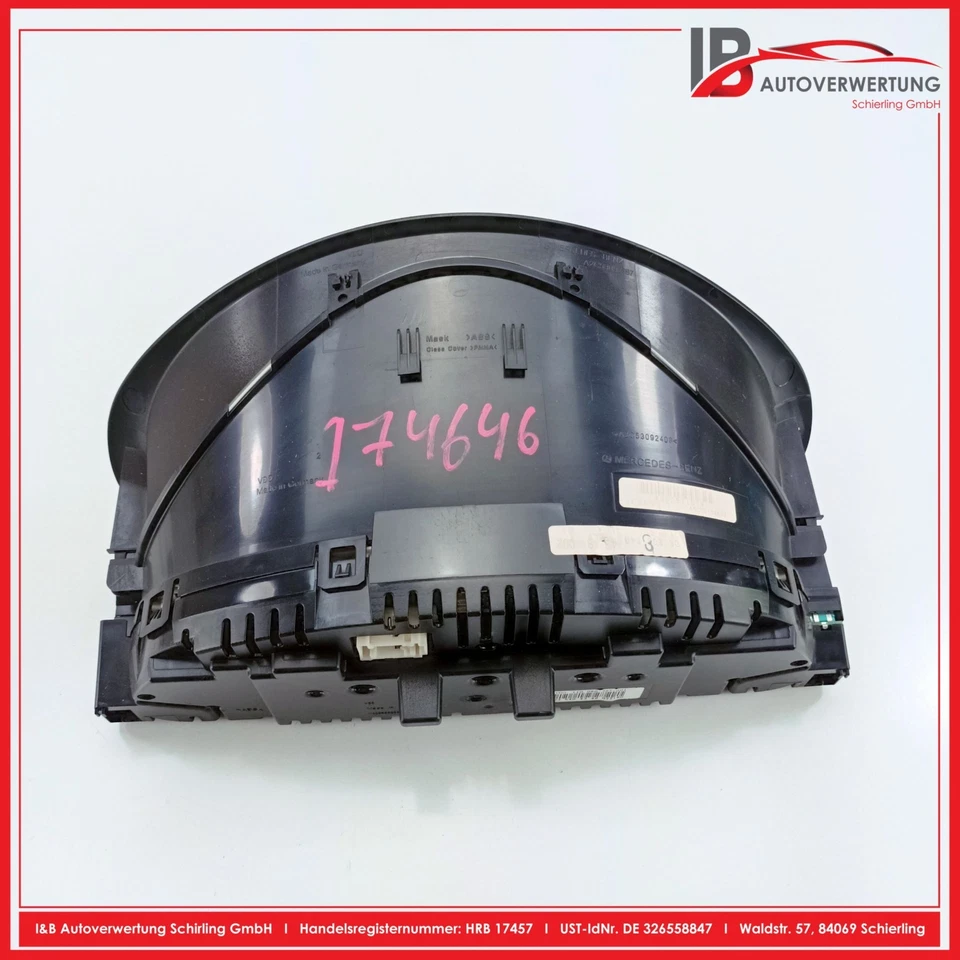 Cuadro de instrumentos velocímetro MERCEDES BENZ CLASE C BERLINA W203 C280 4MATIC A2035404348 Foto 2 de 4