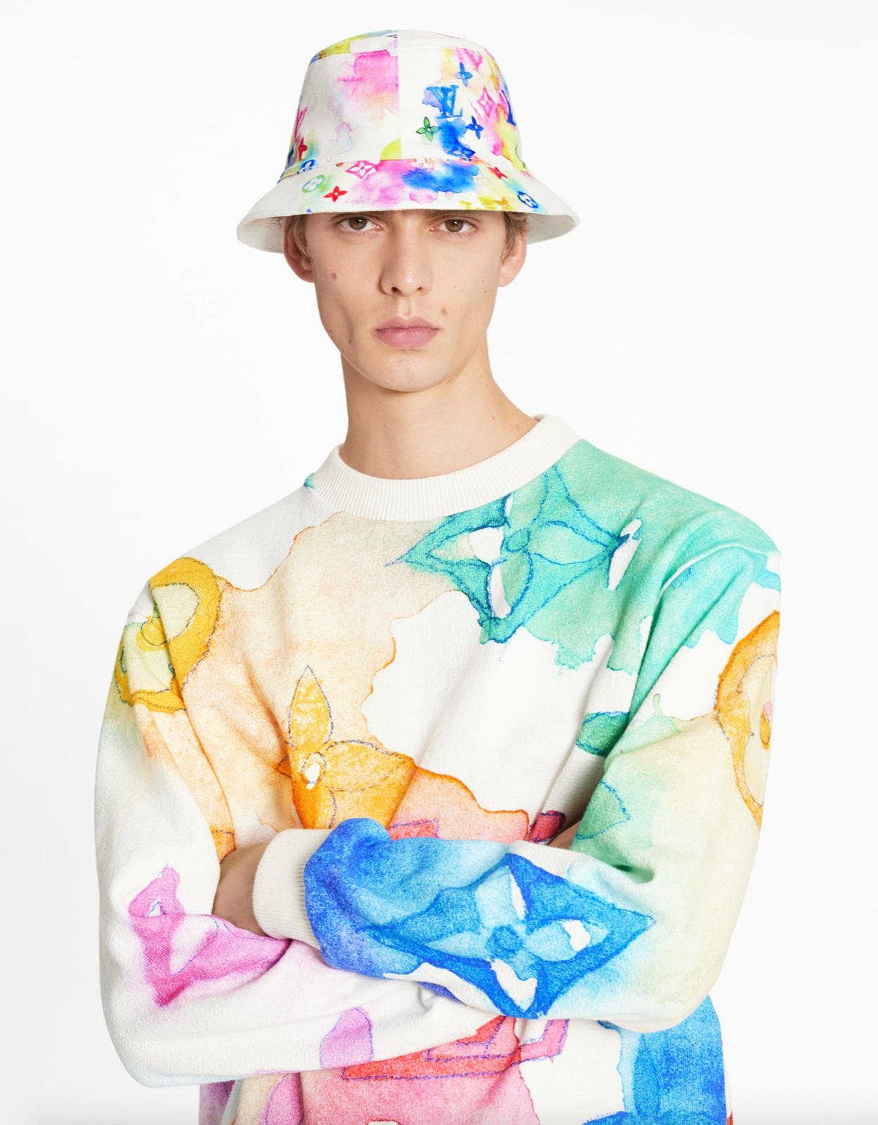 Louis Vuitton White Watercolor 