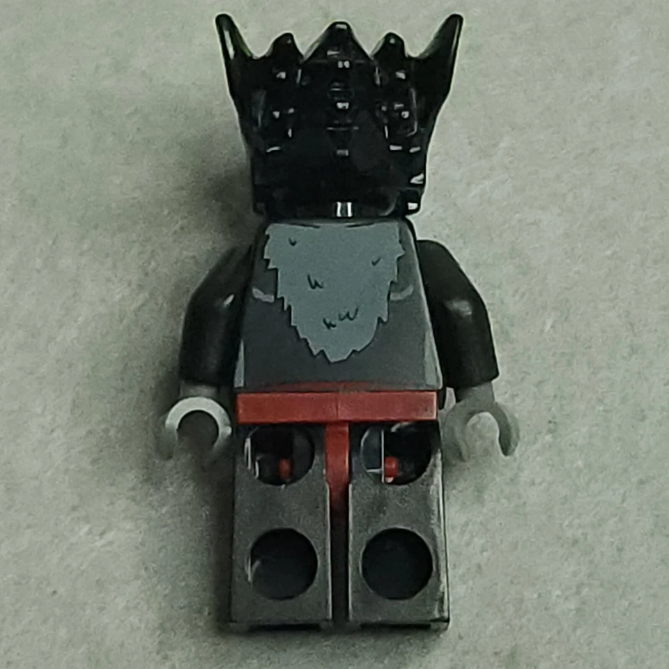 LEGO Leyendas de Chima Wilhurt Minifigura loc015 Guerrero Cinturón Rojo Armadura Gris Foto 3 de 4