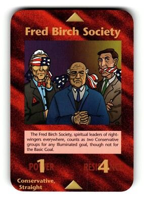 イルミナティカード　Fred Birch Society Fred Birch Society Card Limited INWO Illuminati New World Order