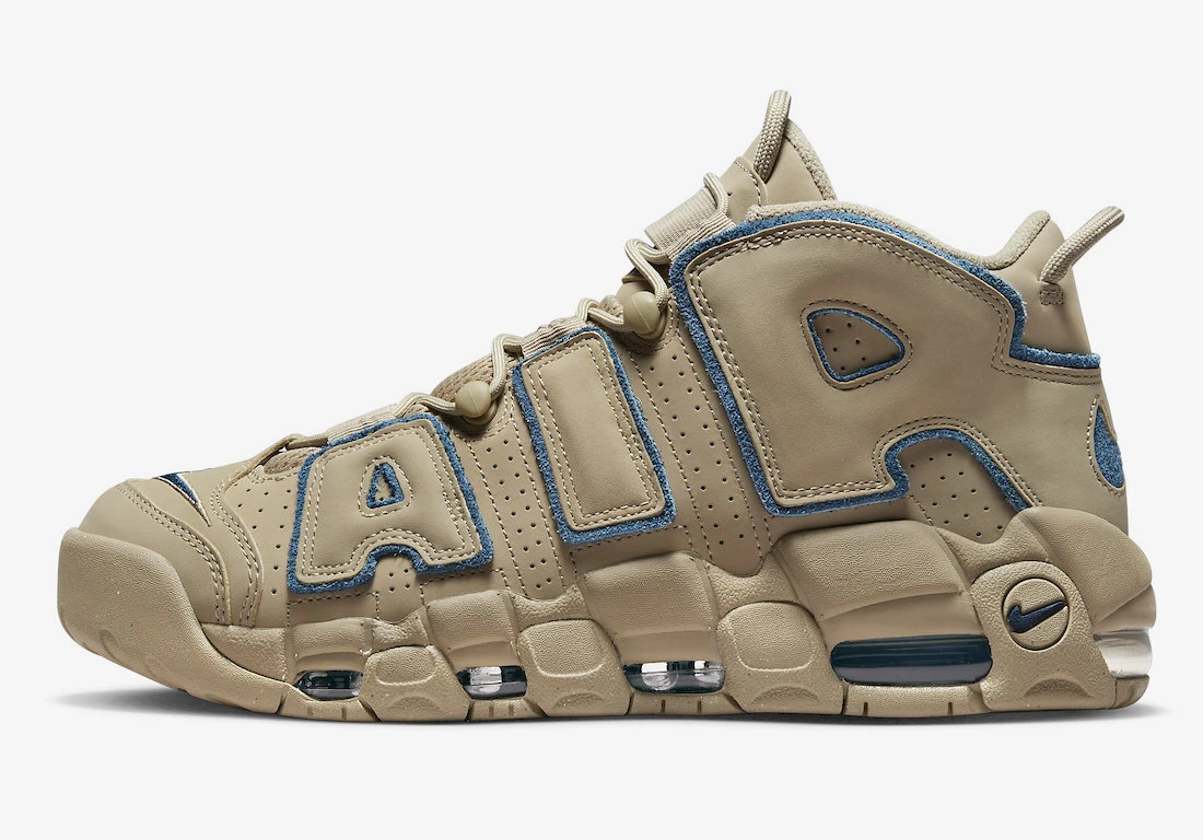 Nike more uptempo beige sale