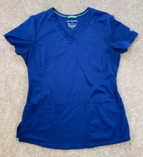 HH Works Healing Hands Scrub Top Womens S Monica V-Neck Solid