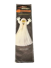 Vintage ‘87 Ghooly Ghost Halloween Hanging Decor Honeycomb Ghost In Package 21”