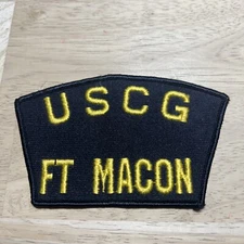 United States Coast Guard USCG FT Macon Embroidered Jacket Cap Patch
