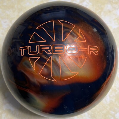 15lb Ebonite Turbo/R Black/Copper/Yellow Bowling Ball NIB!