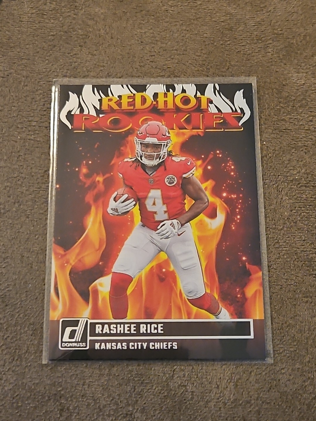 2023 NFL Panini Donruss Football Rashee Rice Red Hot Rookies Kansas City Chiefs