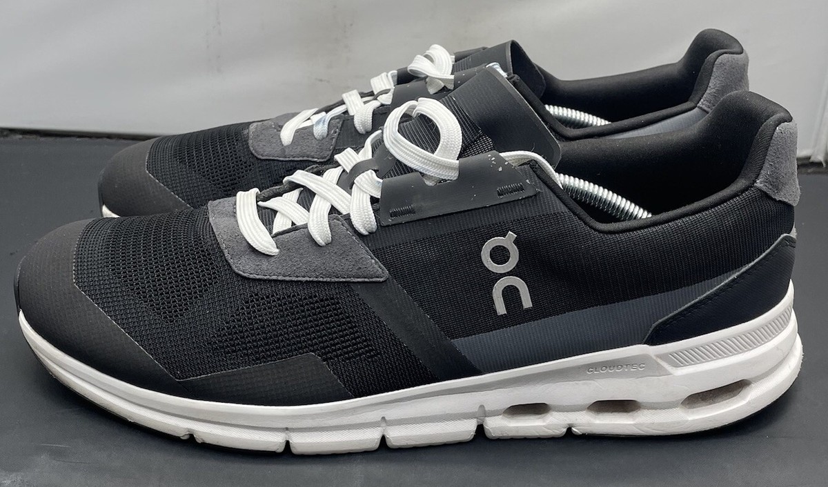 On Running Cloudgo Upgraded CloudTec Mesh Mens Sneaker Black White US M13 Amazon.com | On Men main image 3