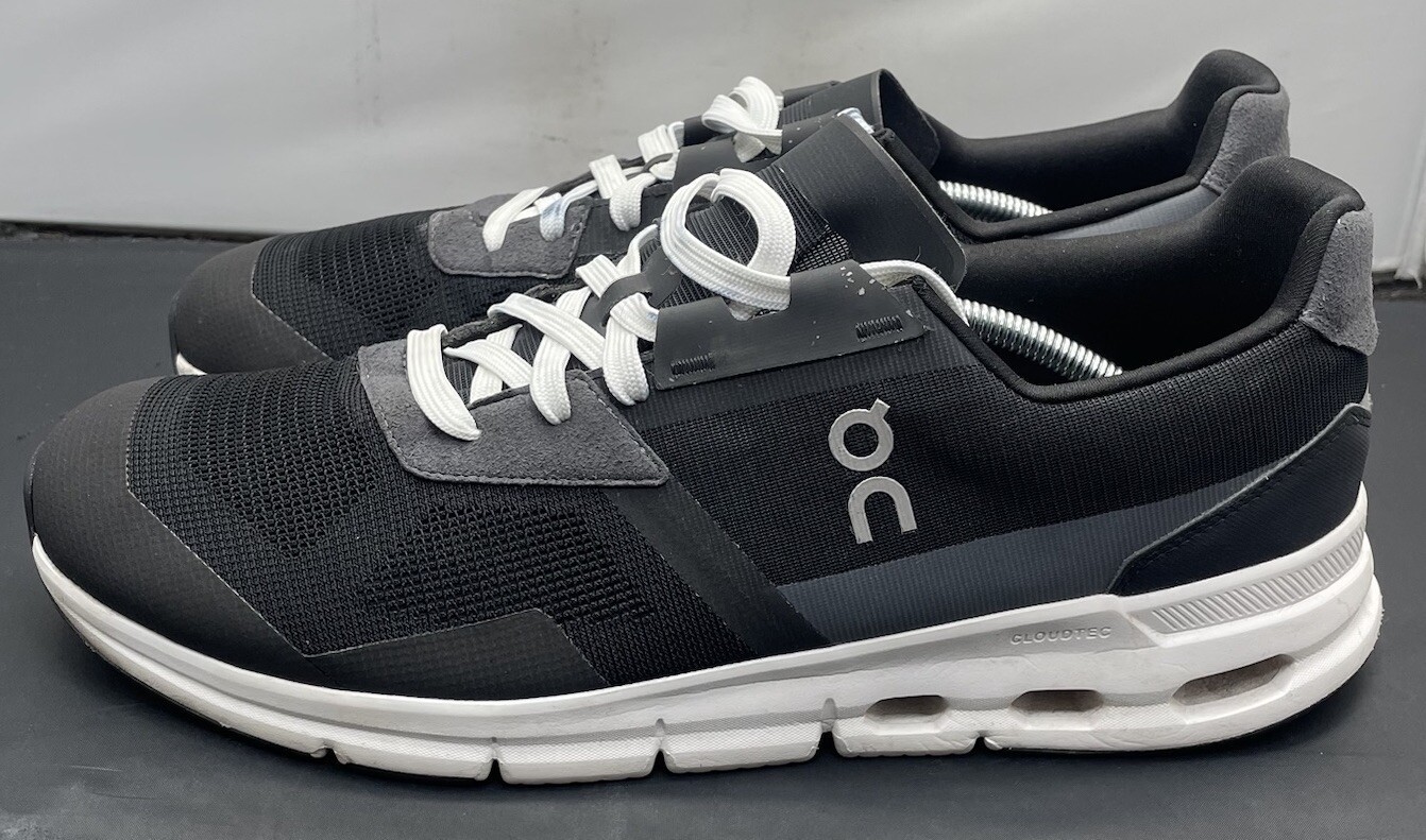 On Cloudrift Cloudtec Black White Running Trainin… - image 4