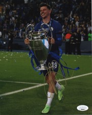 Chelsea FC Mason Mount Autographed Signed 8x10 EPL Photo JSA COA #9