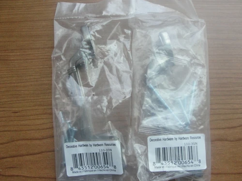 Hardware Resources  Cabinet Pull in Satin Nickel, 110-3SN 2 PIECES - Picture 1 of 5