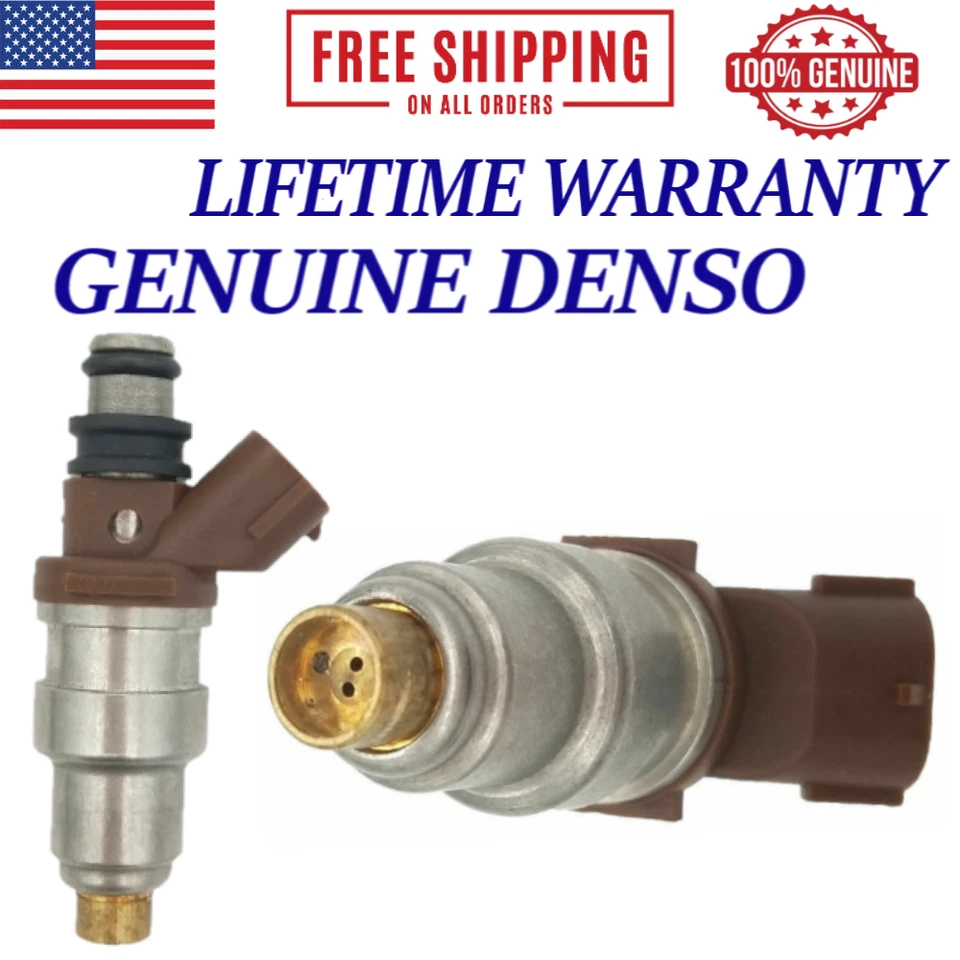 OEM DENSO x4 Fuel Injectors 1996, 1997, 1998 Toyota T100 2.7L I4 #23250-75050 - Image 3 of 4