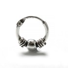 925 Sterling Silver Solid Ear Cartilage Ring Piercing Small Hoop Sleeper Earring