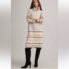 NEW Daily Practice by Anthropologie Turtleneck Sweater Dress