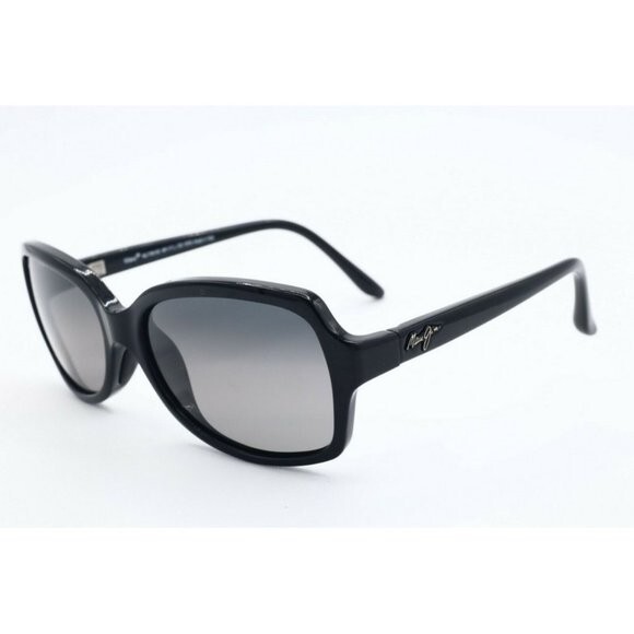 Maui Jim Cloud Break MJ 700-02 Square Black Sunglasses 