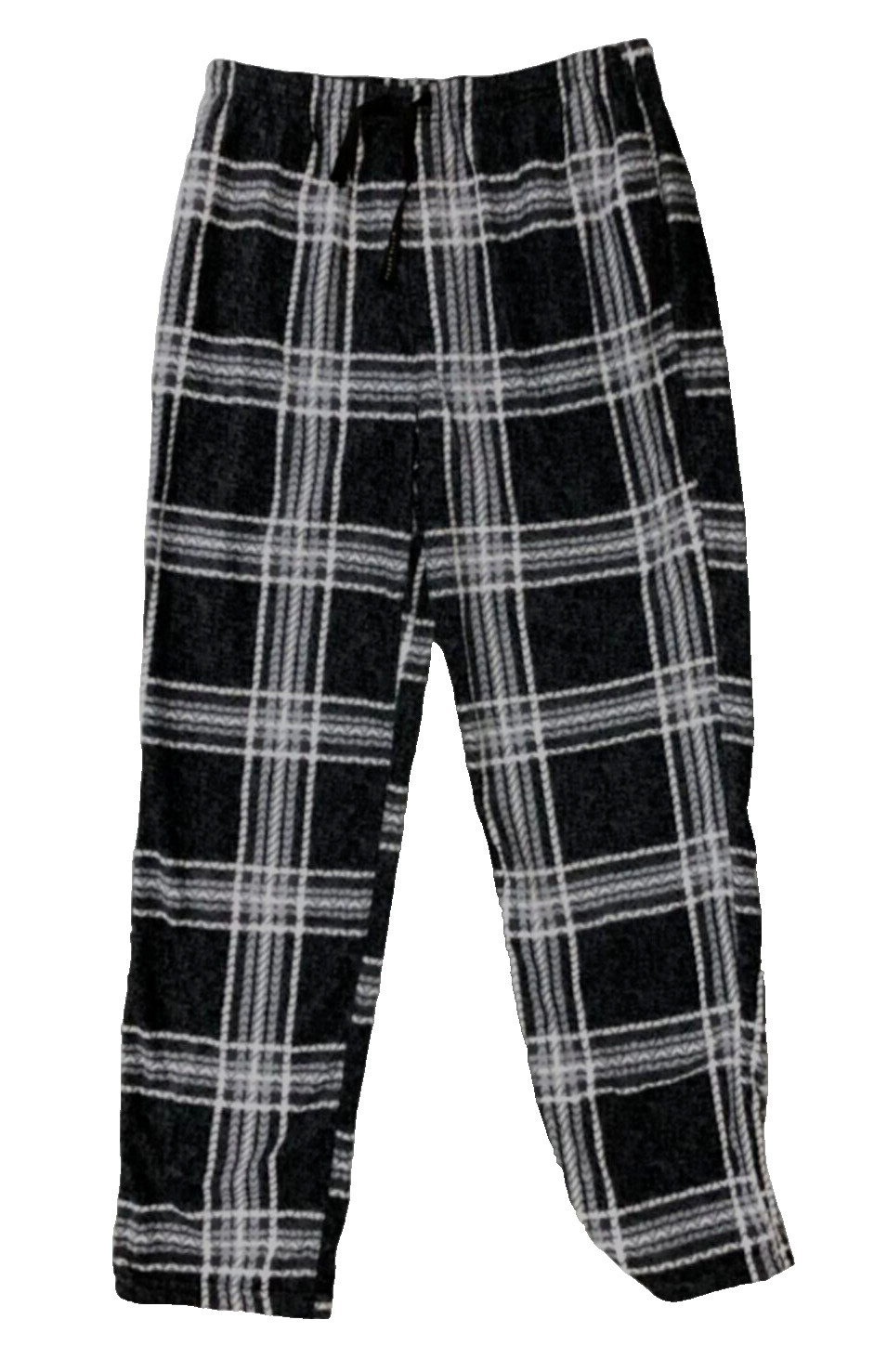 Брюки Perry Ellis из флиса в клетку с шевронами черные как смольXL 3990₽