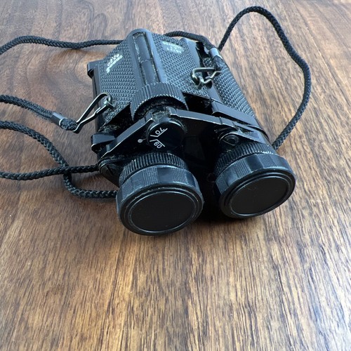 Vintage Tasco 8x20 Premium Pocket Binoculars Roof Prism BAK-4 J-B15 Black - Picture 4 of 7