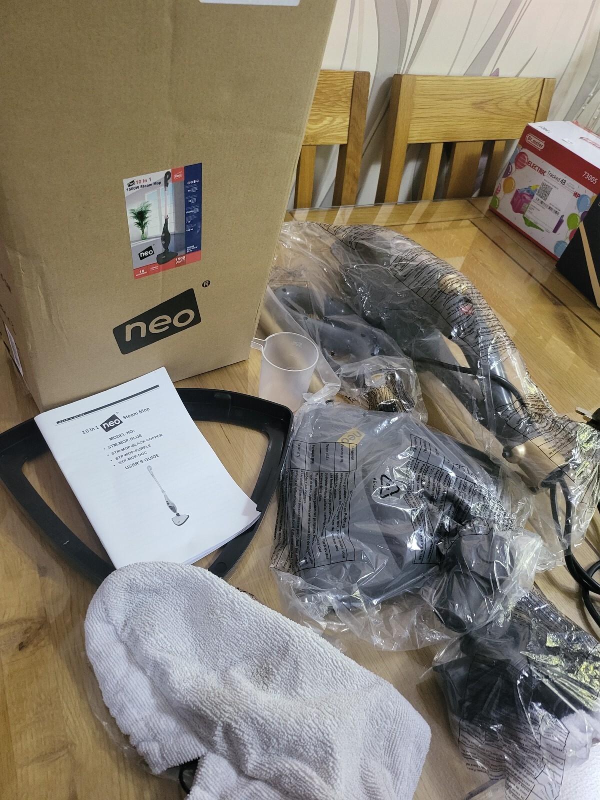 Steam Mop Cleaner, Wet Dry Vacuum Cleaner Kills 99.9 Bacteria with