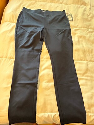 NYDJ Basic Pull On Leggings Pants Navy Blue 14 NWT