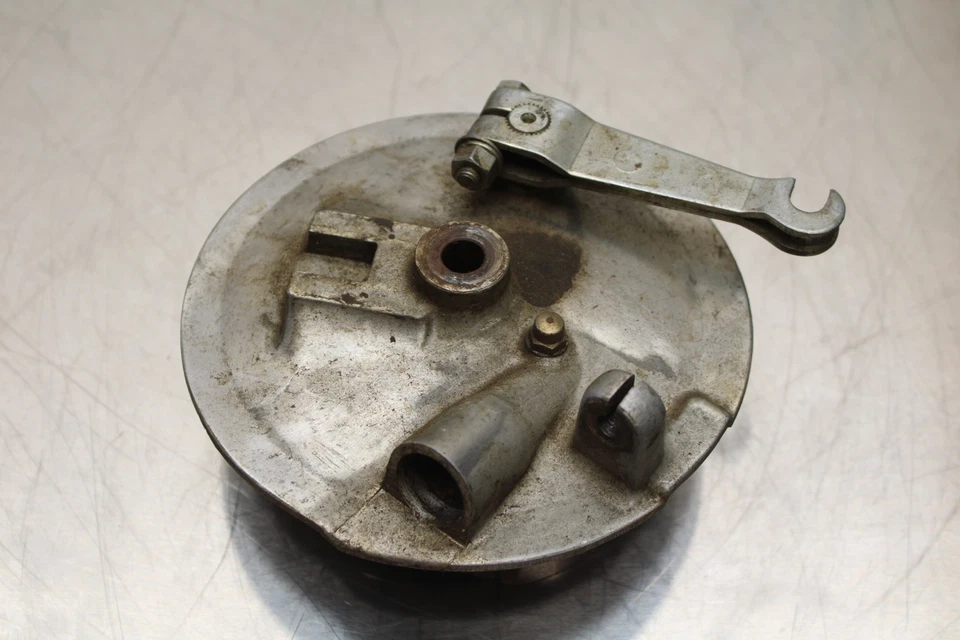 69-70 YAMAHA L5T RIGHT FRONT BRAKE DRUM BB138 - Image 2 of 4