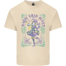 Camiseta de algodón ligero Mardi Gras Queen para hombre