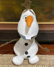 Disney Frozen Olaf Plush Stuffed Animal Toy Talking Laugh Shake Shimmy Works 13"