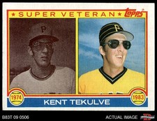 1983 Topps #18 Kent Tekulve Super Veteran Pirates 7 - NM