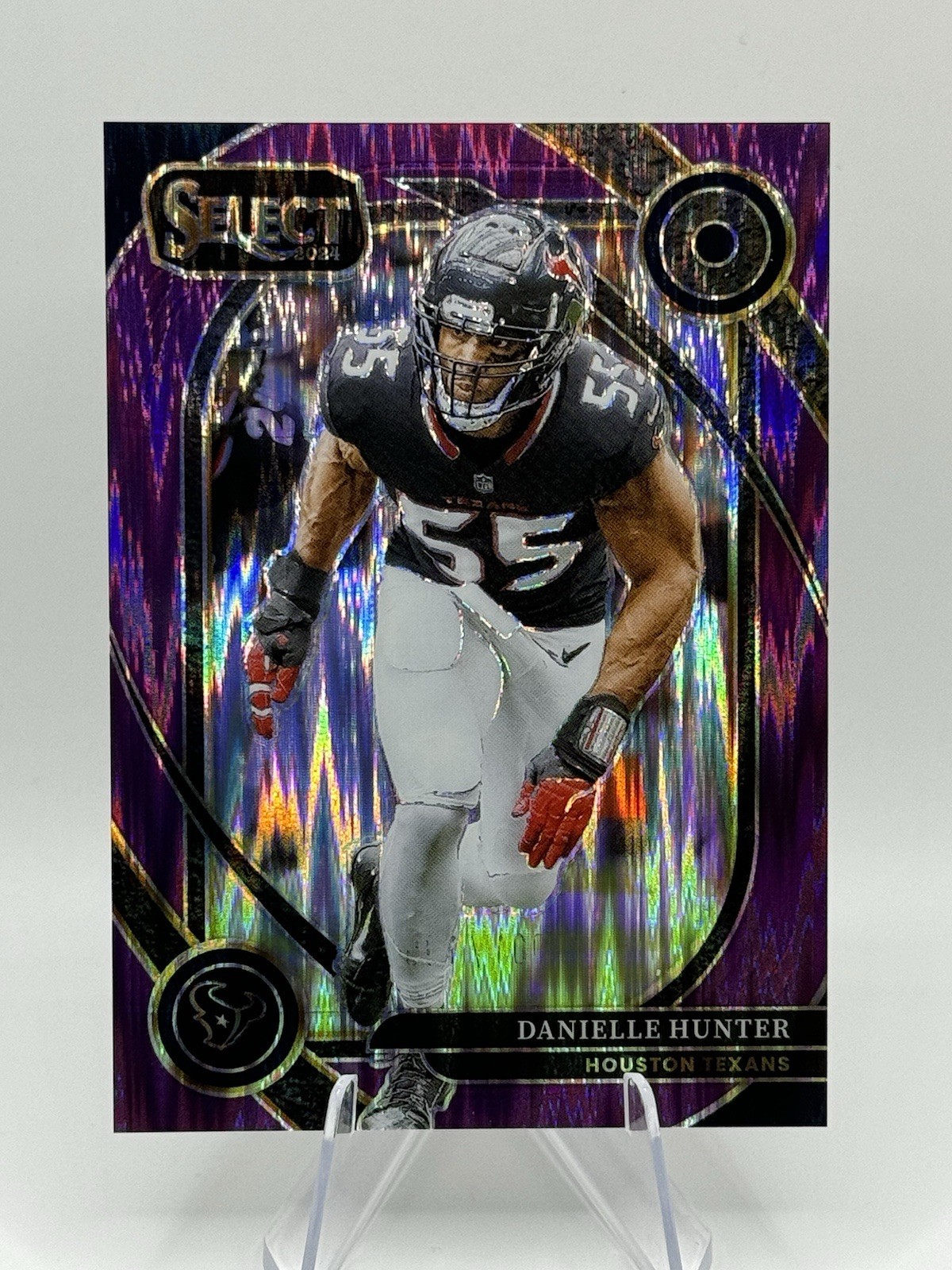 2024 Panini Select - Club Level Danielle Hunter #243 Purple Shock /360 HOU Texan