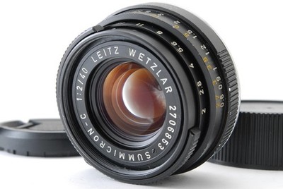 [Almost MINT] Leica Summicron-C 40mm f2 Leitz Wetzlar Lens M Mount From JAPAN