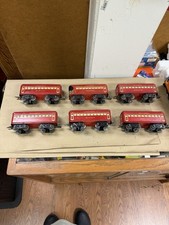 Marx postwar Montclair and Bogota Pullman Passenger Cars set of 6