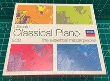 Ultimate Classical Piano Masterpieces 5 CD Disc Box Set Decca 2006 New Sealed